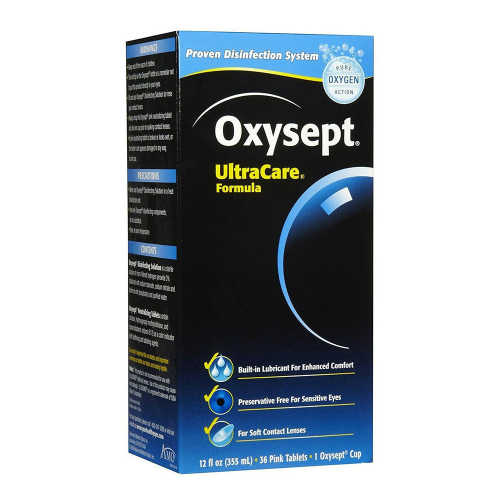 Oxysept Disinfecting Solution Neutralizer Ultracare Formula, 12 Oz
